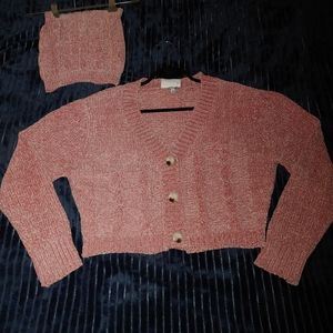 Fashion Nova M Rose Cardigan Set